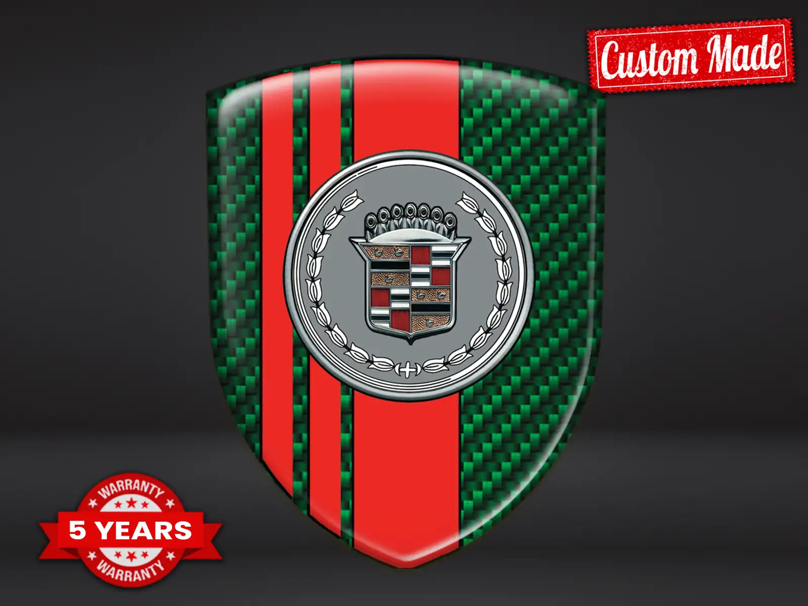 Cadillac Adesivi Logo Personalizzati Max Resistenti Pro ST